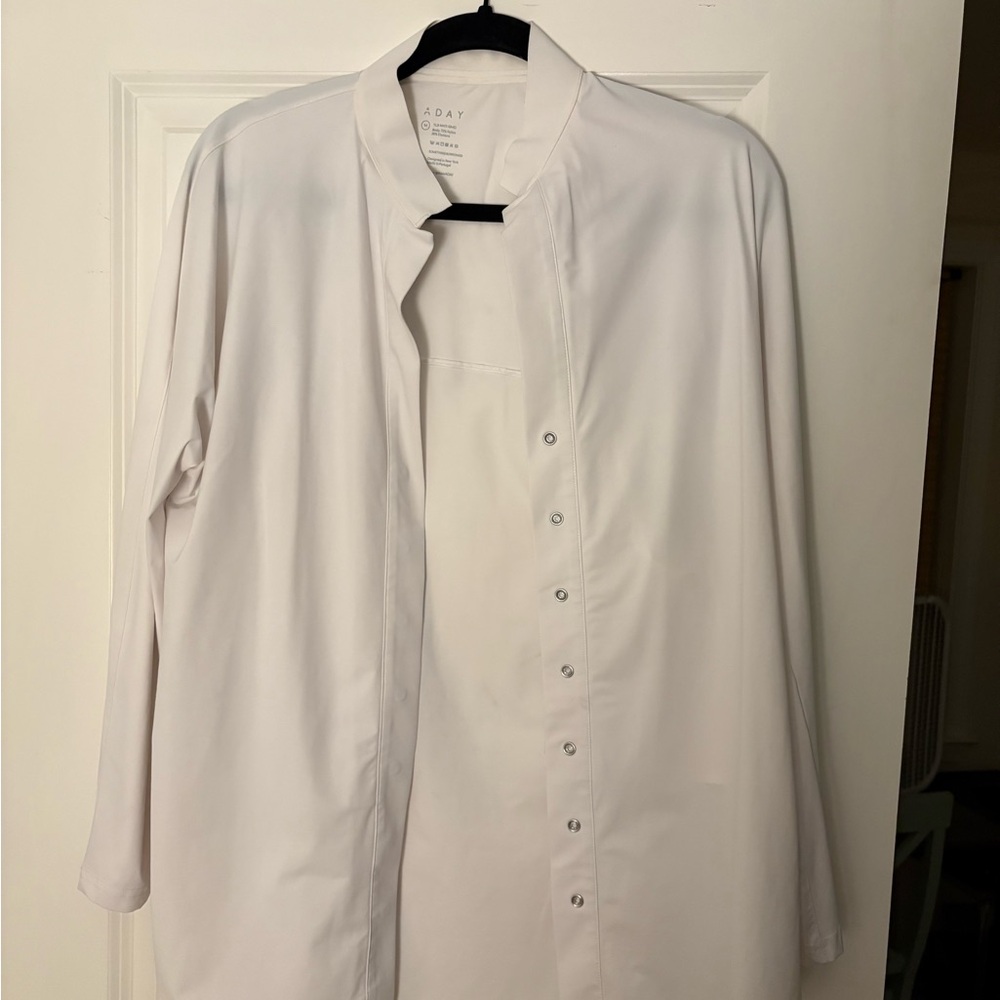 ADAY White Button Down Shirt